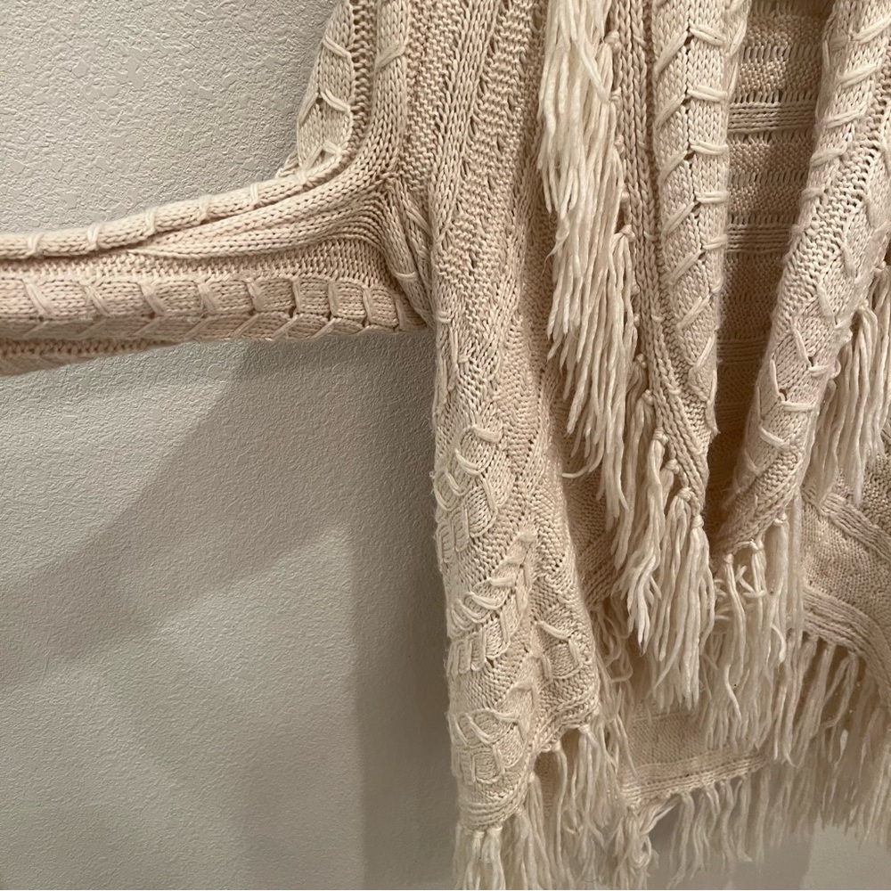 BB DAKOTA Cable Knit Fringe Cardigan - Picture 3 of 11